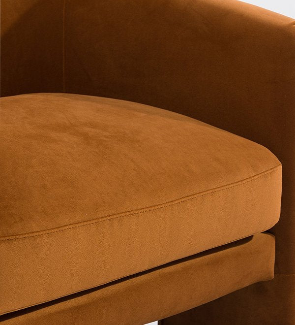 Kylie Arm Chair - Caramel Velvet