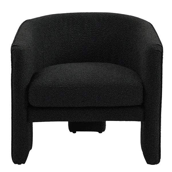 Kylie Arm Chair - Black Onyx Boucle