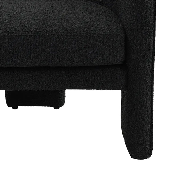 Kylie Arm Chair - Black Onyx Boucle