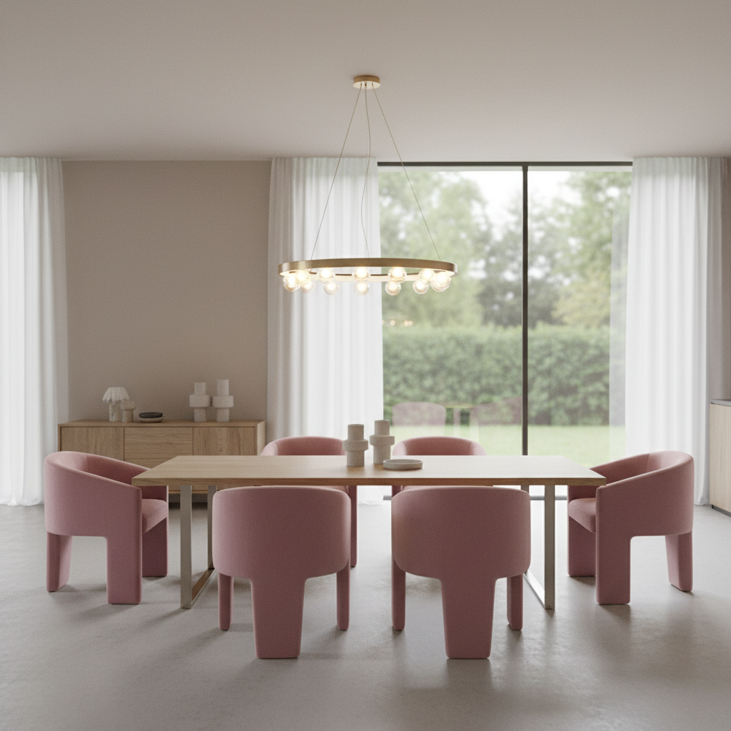 Kylie Dining Chair - Dusty Rose