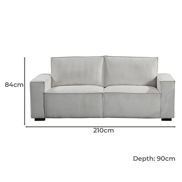 Lakan 2 Seater Upholstered Sofa