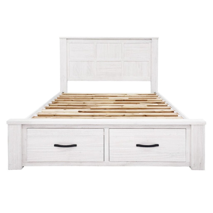 Florida Wood Bed with Storage - King