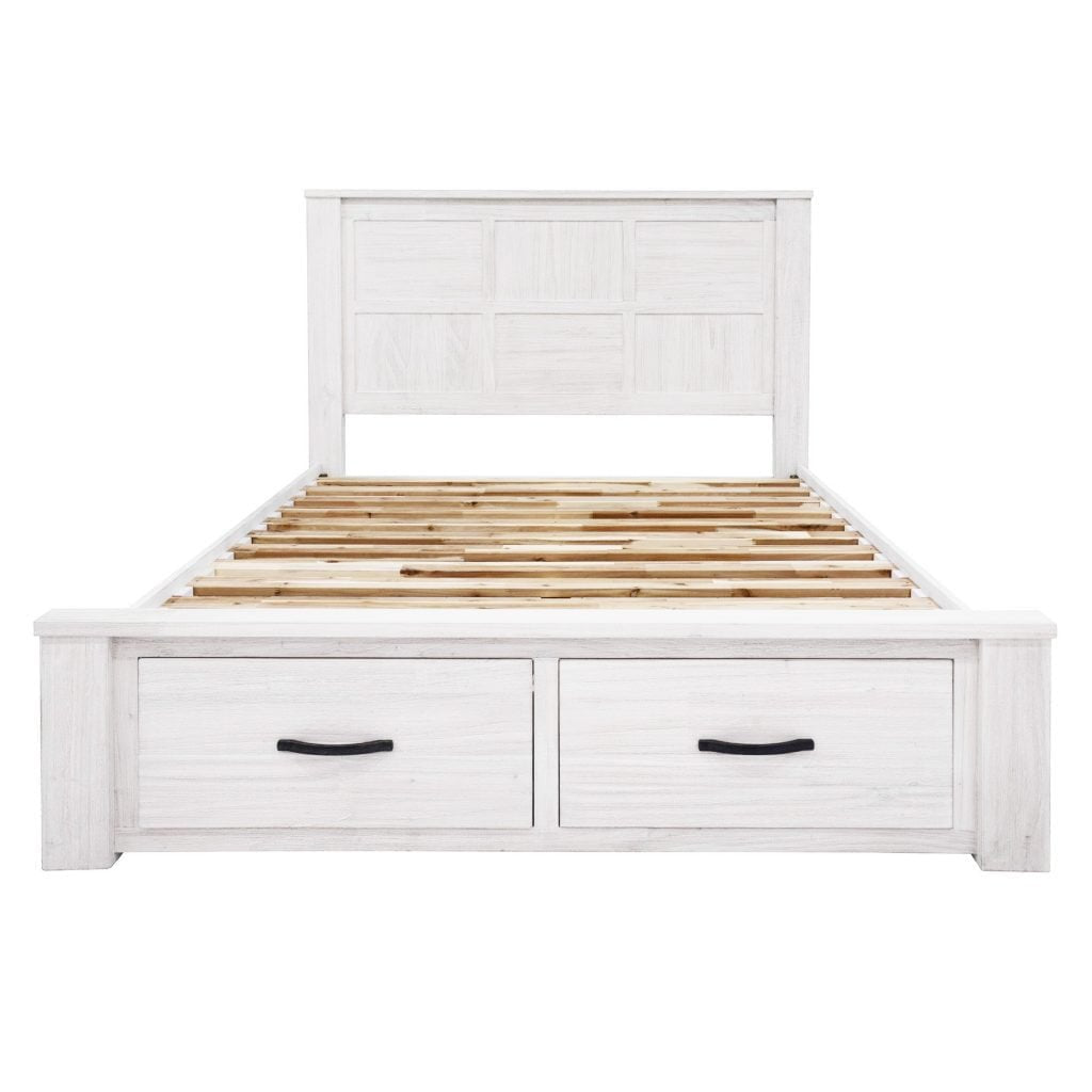 Florida Wood Bed with Storage - Queen