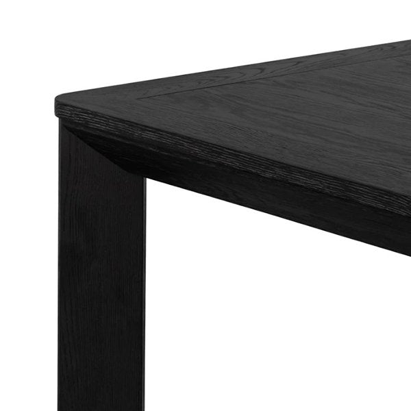 Lambert 3m Wooden Dining Table - Full Black