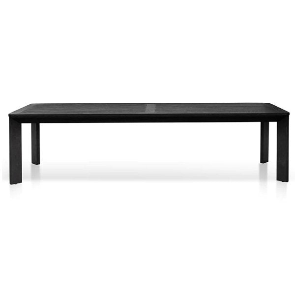 Lambert 3m Wooden Dining Table - Full Black