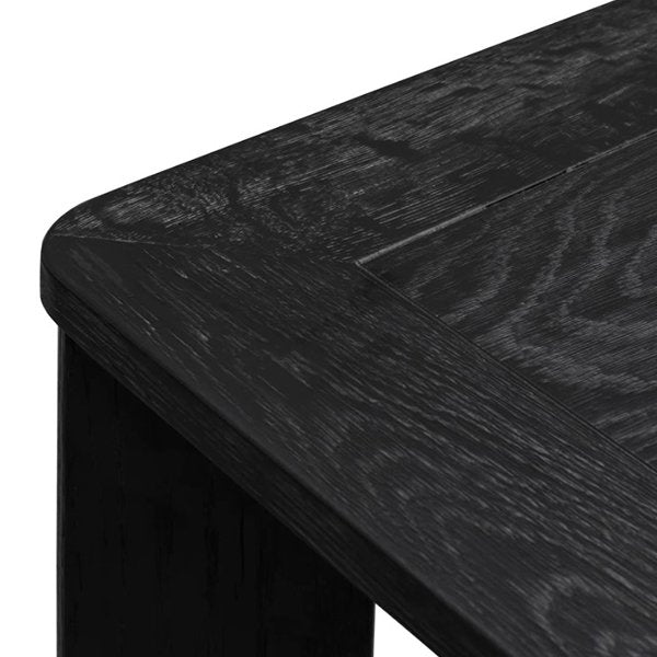 Lambert 3m Wooden Dining Table - Full Black