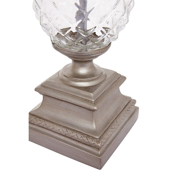 Langley Table Lamp - Antique Silver