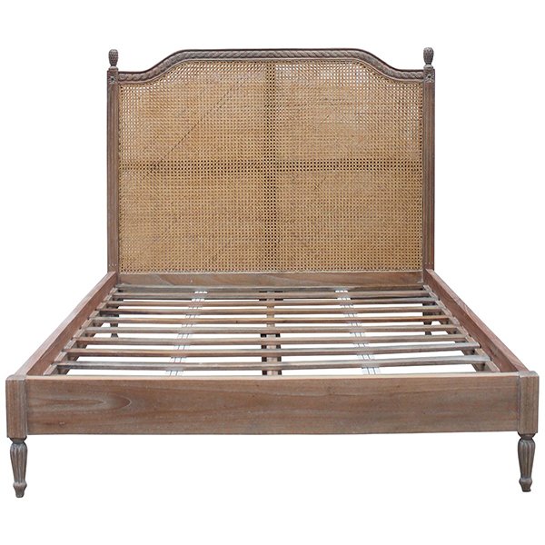 Carrington Toulouse Rattan Bed - King