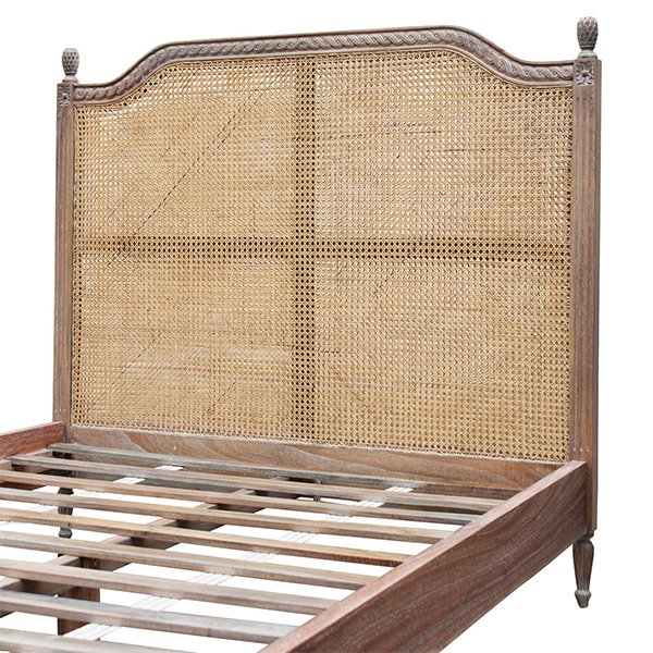 Carrington Toulouse Rattan Bed - King