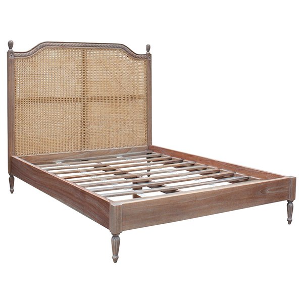 Carrington Toulouse Rattan Bed - King