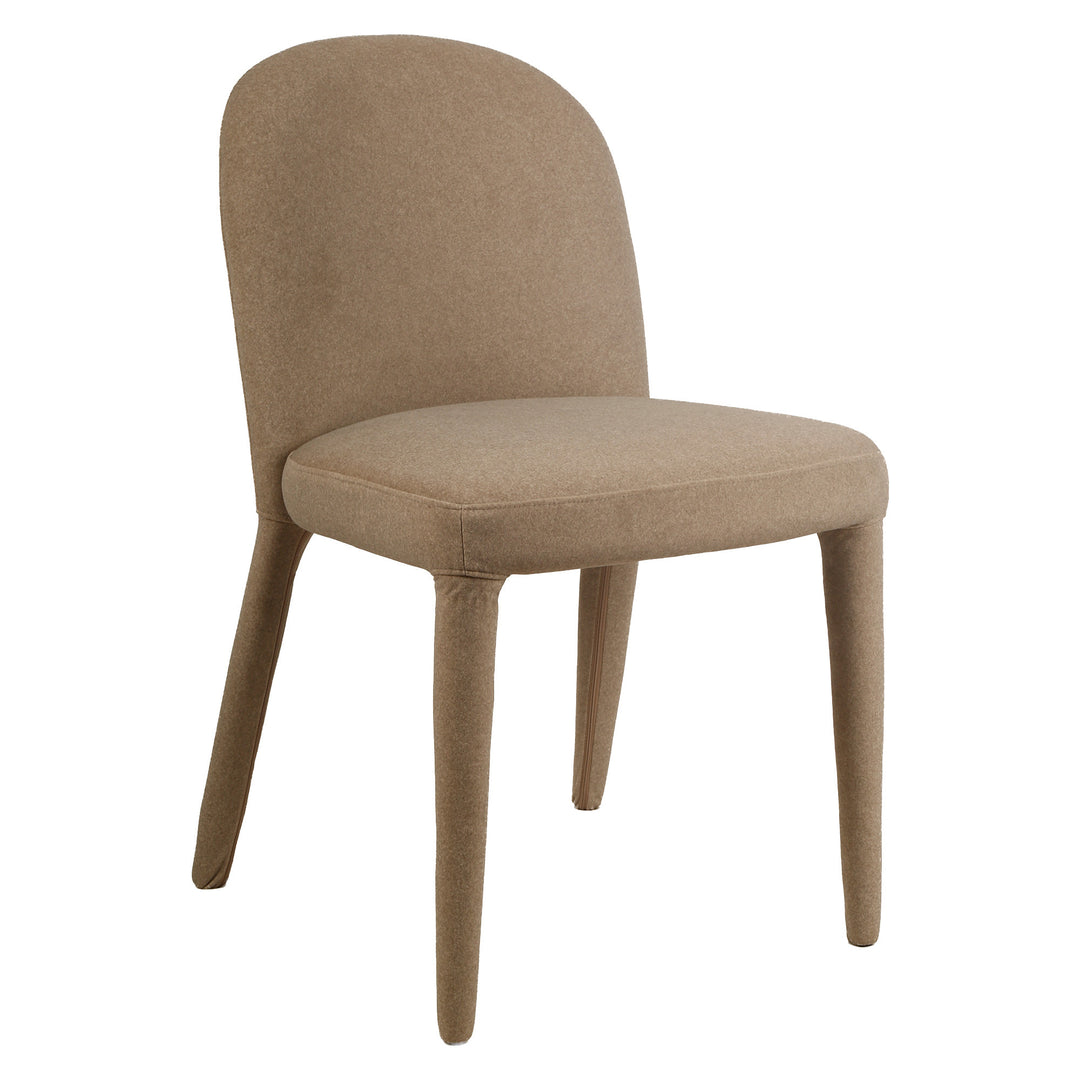 Larish Mohair Wool-Blend Dining Chairs (Set of 2) - Linen