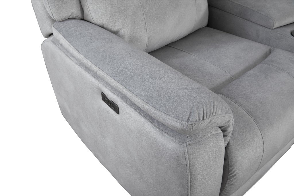 Leandro 4 Seater Home Theatre - Light Grey