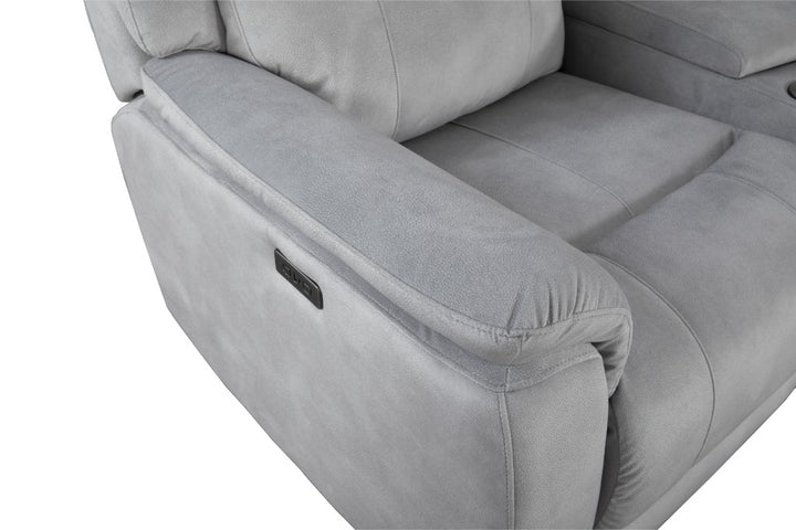 Leandro 4 Seater Home Theatre - Light Grey