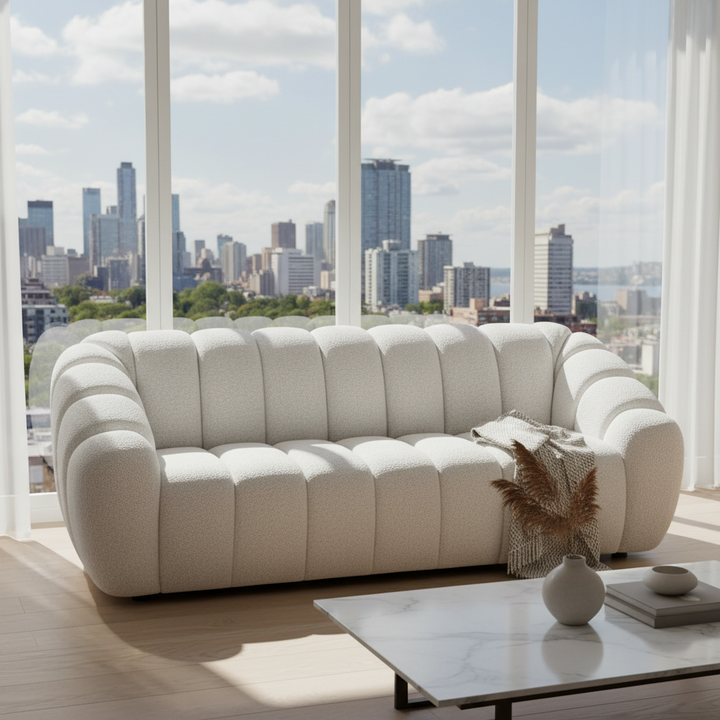 Leia 3 Seater Fabric Sofa