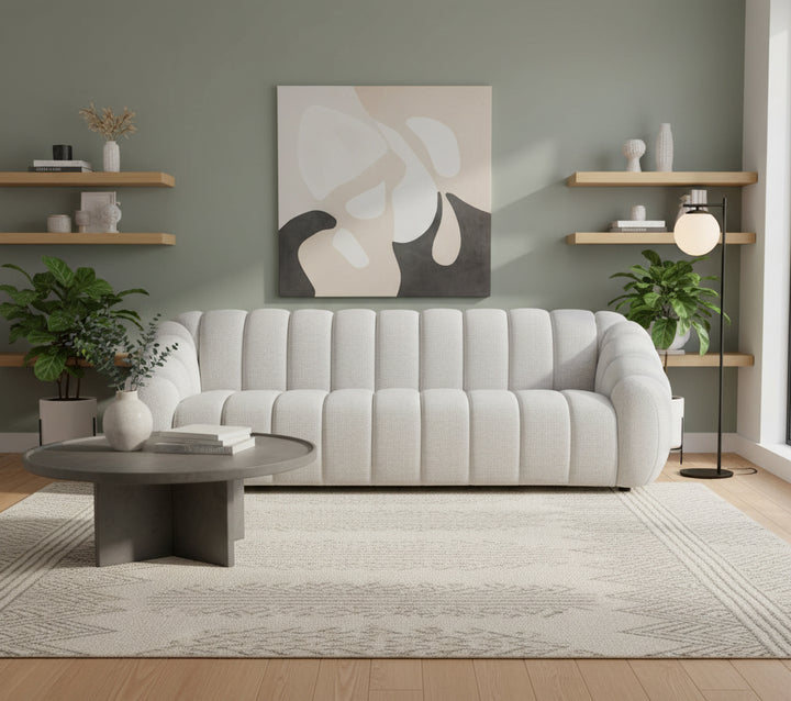 Leia 4 Seater Fabric Sofa