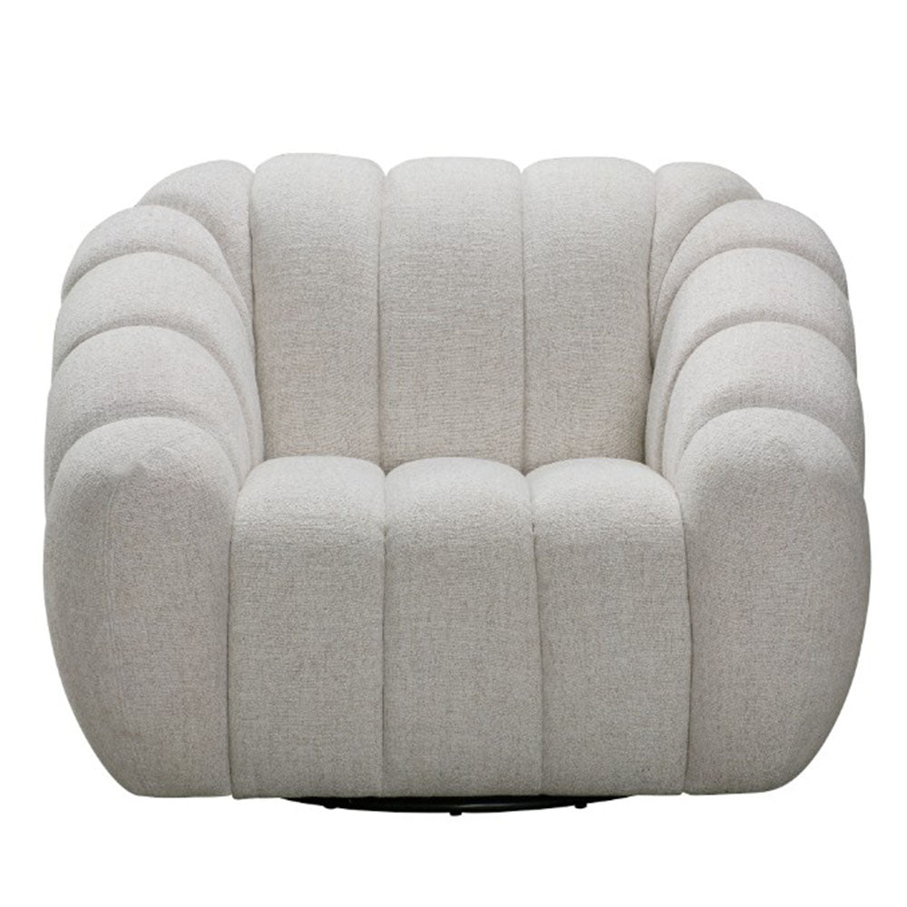 Leia Single Seater Swivel Fabric Sofa