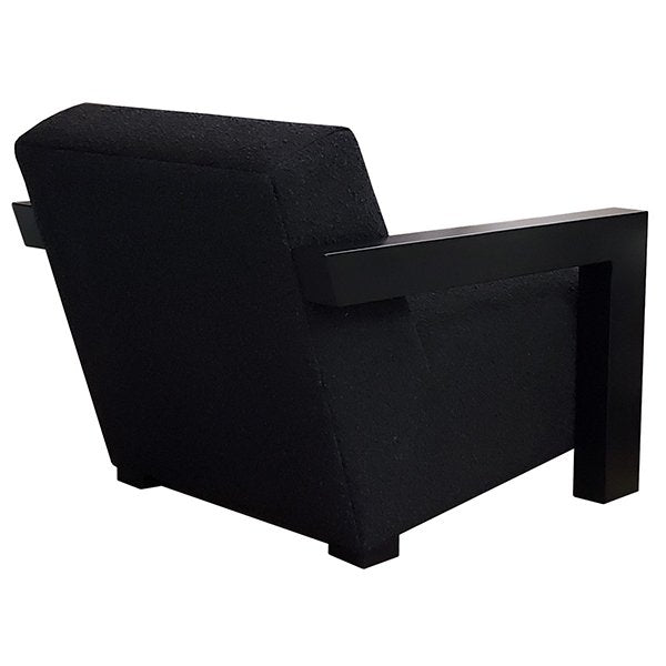 Lennon Arm Chair - Black Boucle