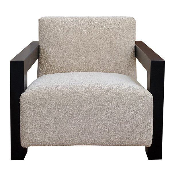 Lennon Arm Chair - Ivory Boucle