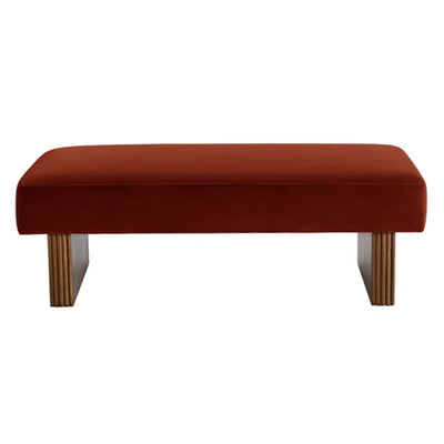 Leroy Bench Ottoman - Caramel