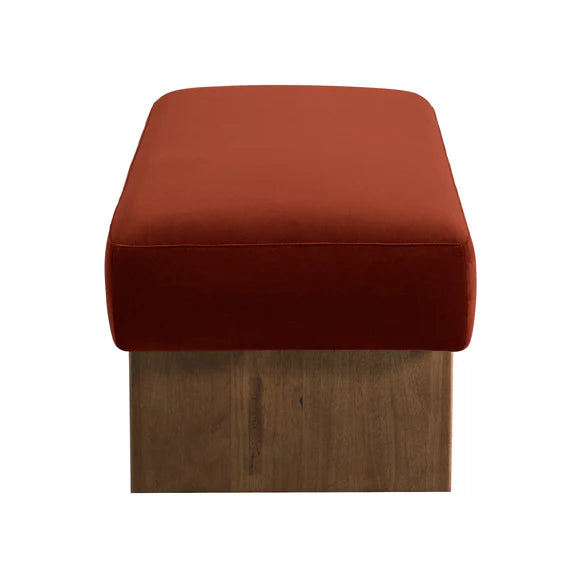 Leroy Bench Ottoman - Caramel