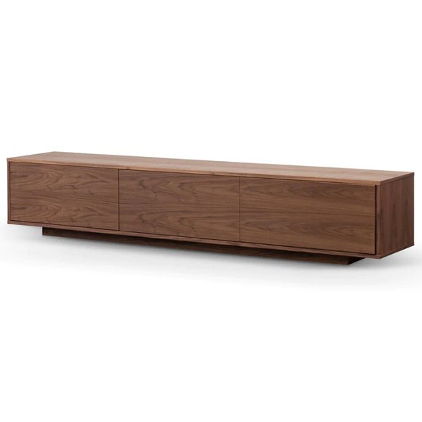 Letty 2.3m Wooden TV Entertainment Unit - Walnut