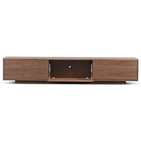 Letty 2.3m Wooden TV Entertainment Unit - Walnut