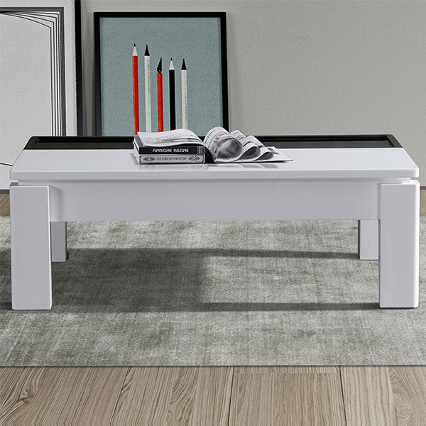 Levesque Coffee Table - Black & White