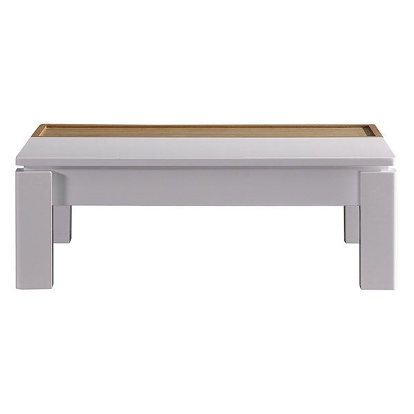 Levesque Coffee Table - Natural & White