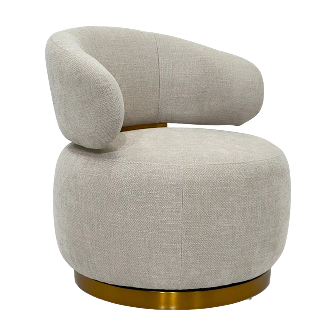 Lewis Upholstered Swivel Accent Chair