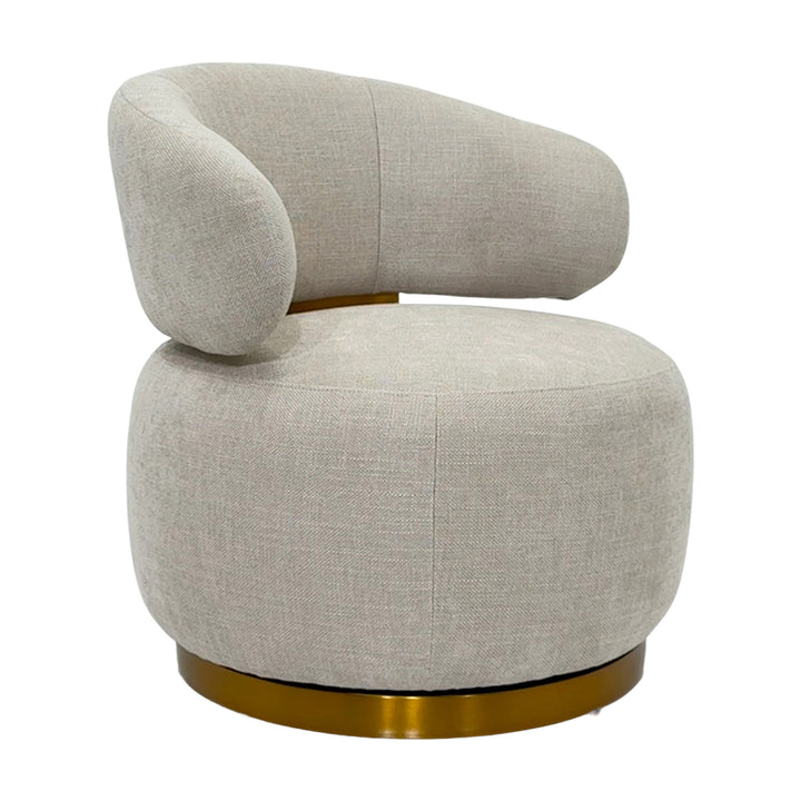 Lewis Upholstered Swivel Accent Chair