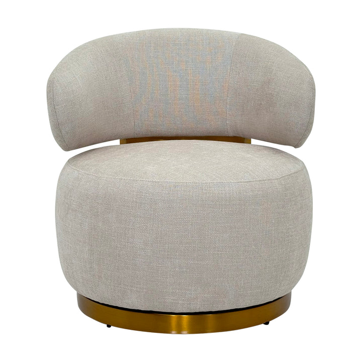 Lewis Upholstered Swivel Accent Chair