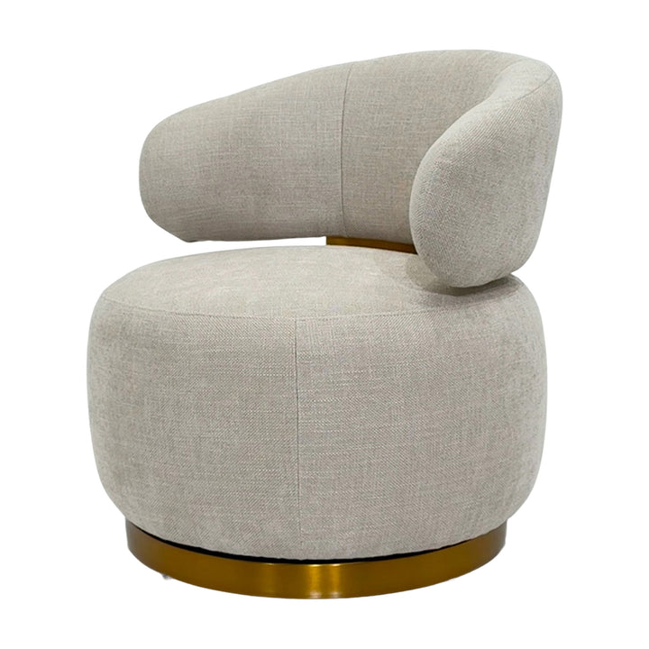Lewis Upholstered Swivel Accent Chair