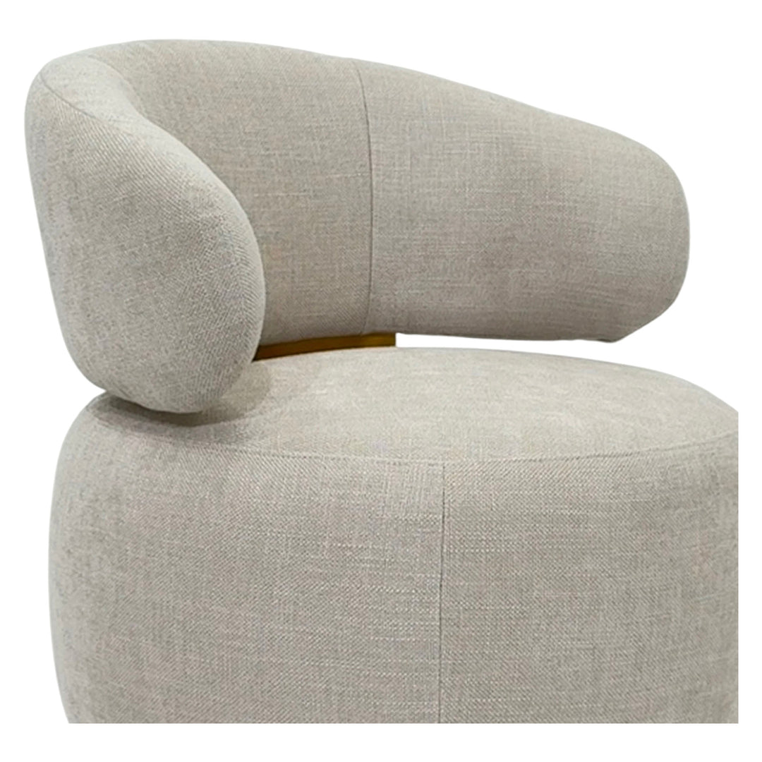 Lewis Upholstered Swivel Accent Chair