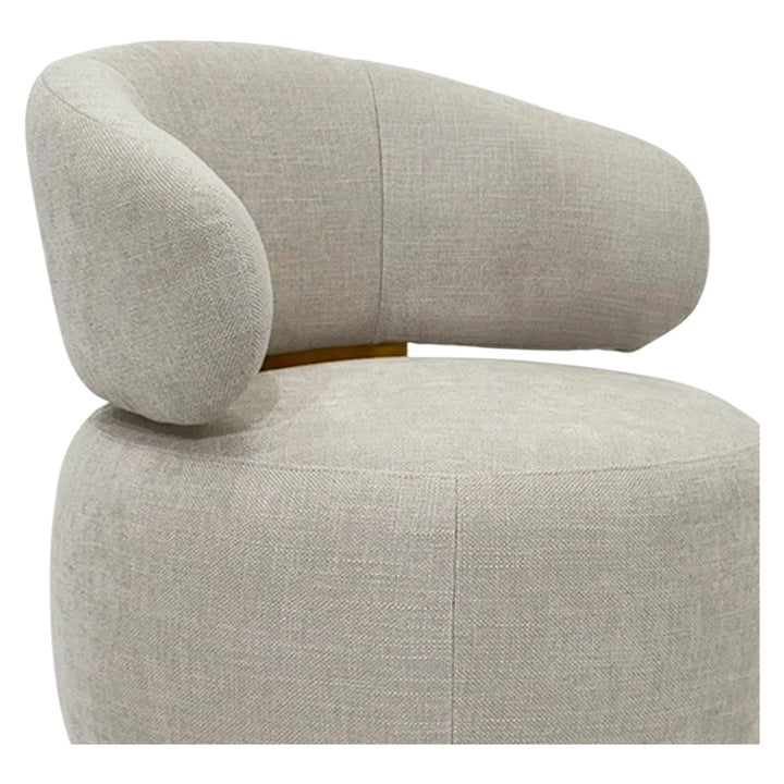 Lewis Upholstered Swivel Accent Chair