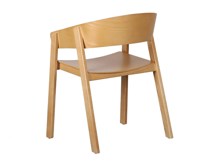 Liam Timber Dining Chair - Natural - Set of 2