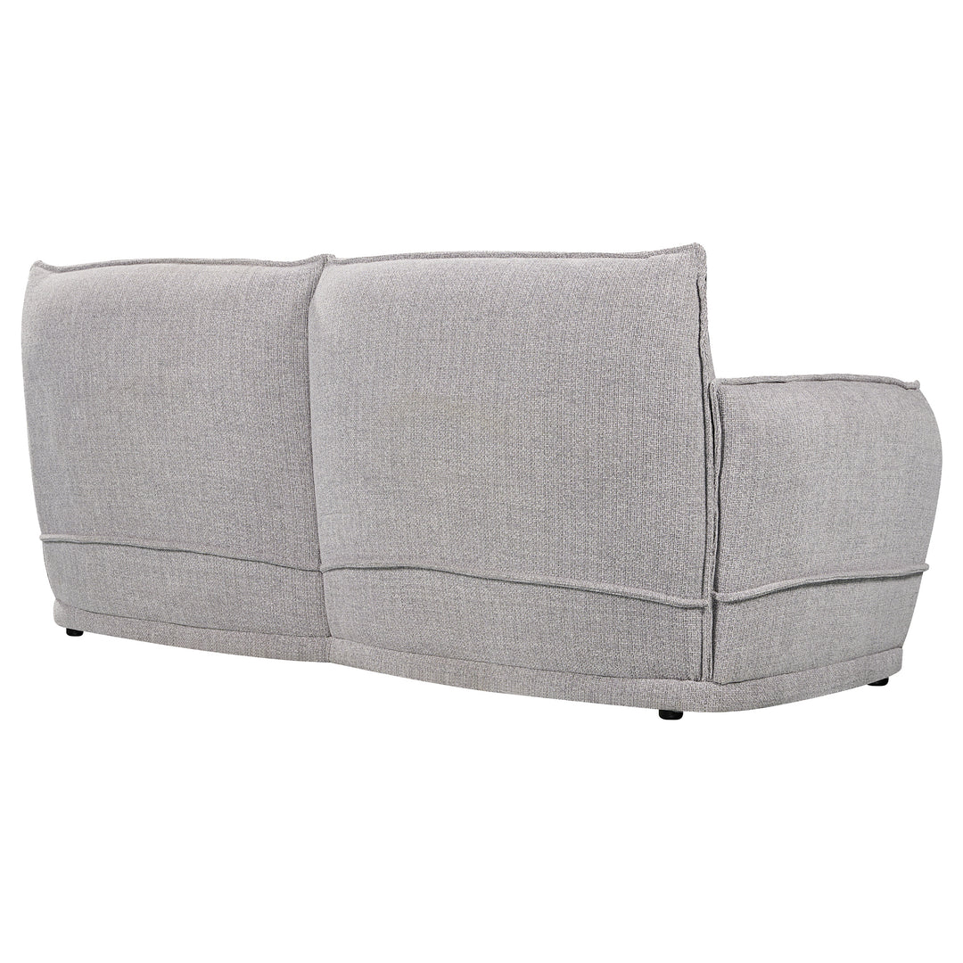 Lionnel 2 Seater Upholstered Sofa - Grey