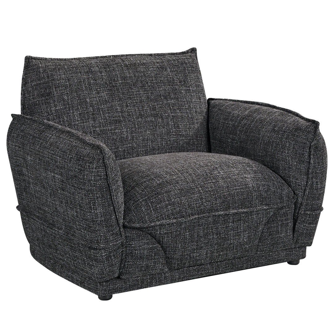 Lionnel Upholstered Armchair - Black