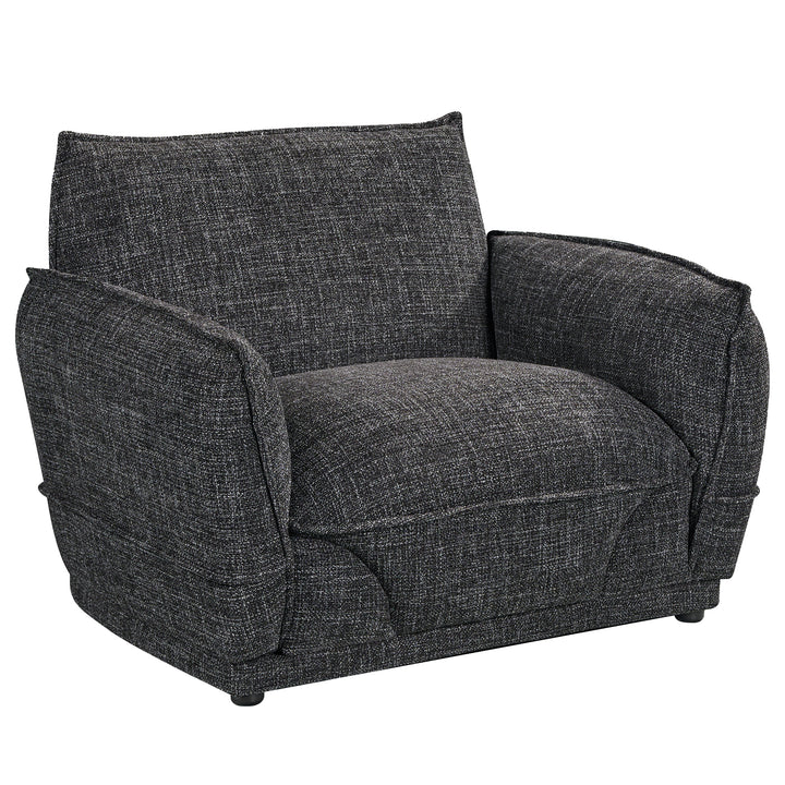 Lionnel Upholstered Armchair - Black