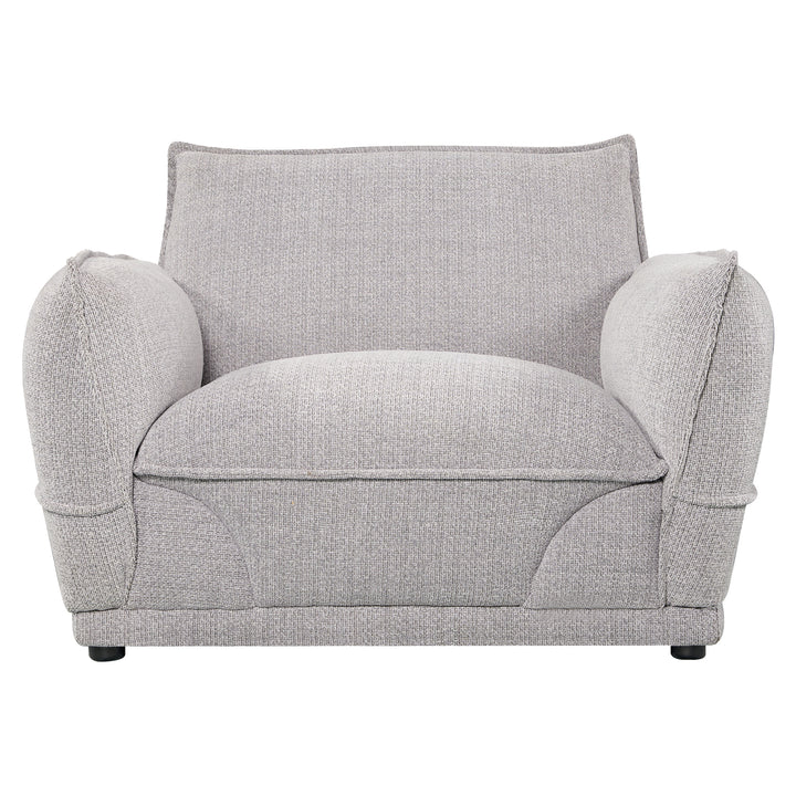 Lionnel Upholstered Armchair - Grey