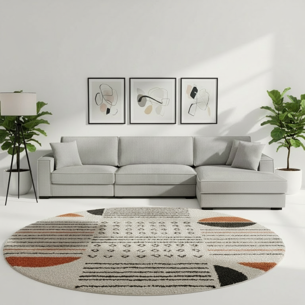 Liverpool Modular Fabric Chaise Sofa