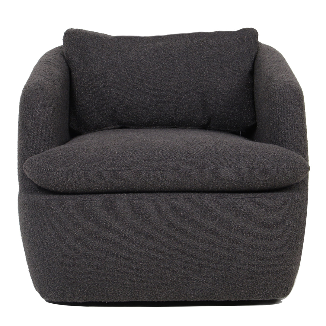 Lochan Swivel Accent Chair - Dark Grey