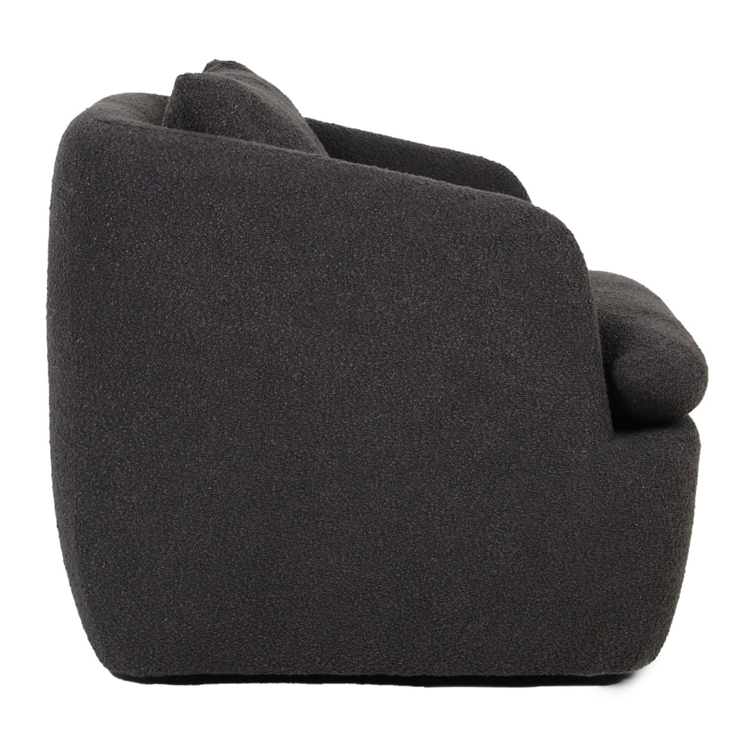 Lochan Swivel Accent Chair - Dark Grey