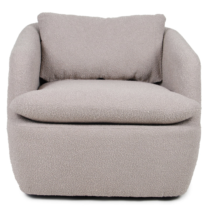 Lochan Swivel Accent Chair - Cappuccino