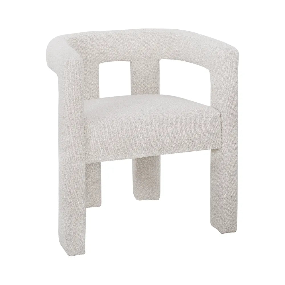 Glebe Armchair - Ivory Boucle