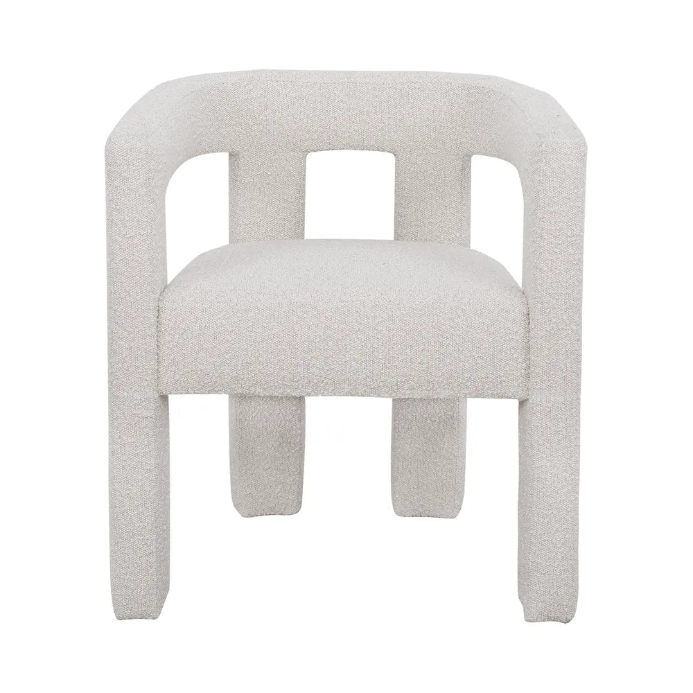 Glebe Armchair - Ivory Boucle