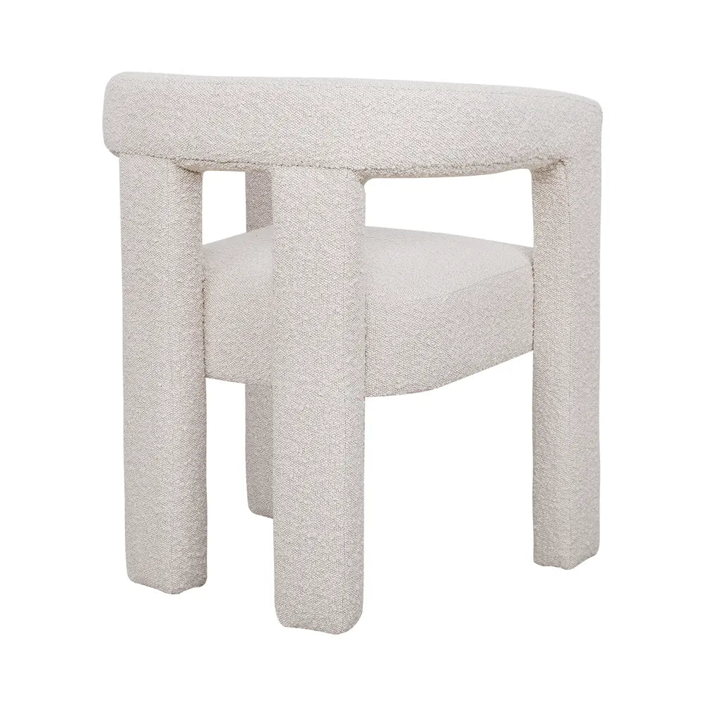 Glebe Armchair - Ivory Boucle