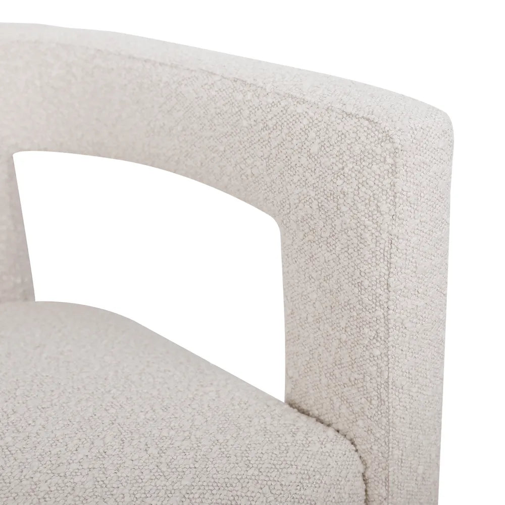 Glebe Armchair - Ivory Boucle