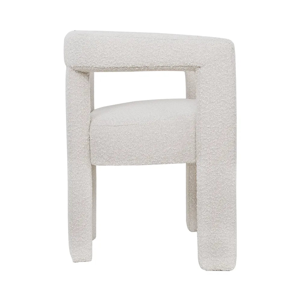 Glebe Armchair - Ivory Boucle