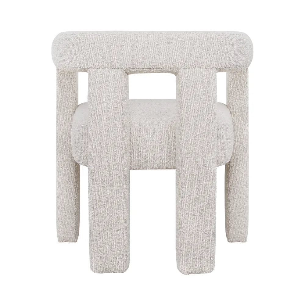 Glebe Armchair - Ivory Boucle
