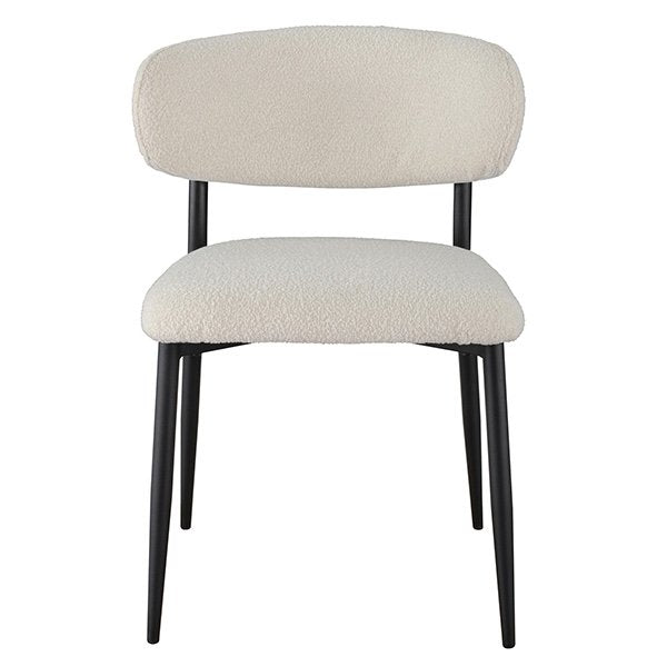 Lorwie Boucle Dining Chairs (Set of 2)